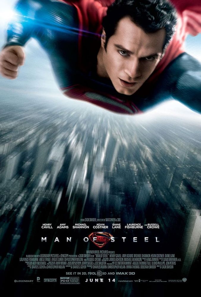 Movie poster for Man of Steel (2013)