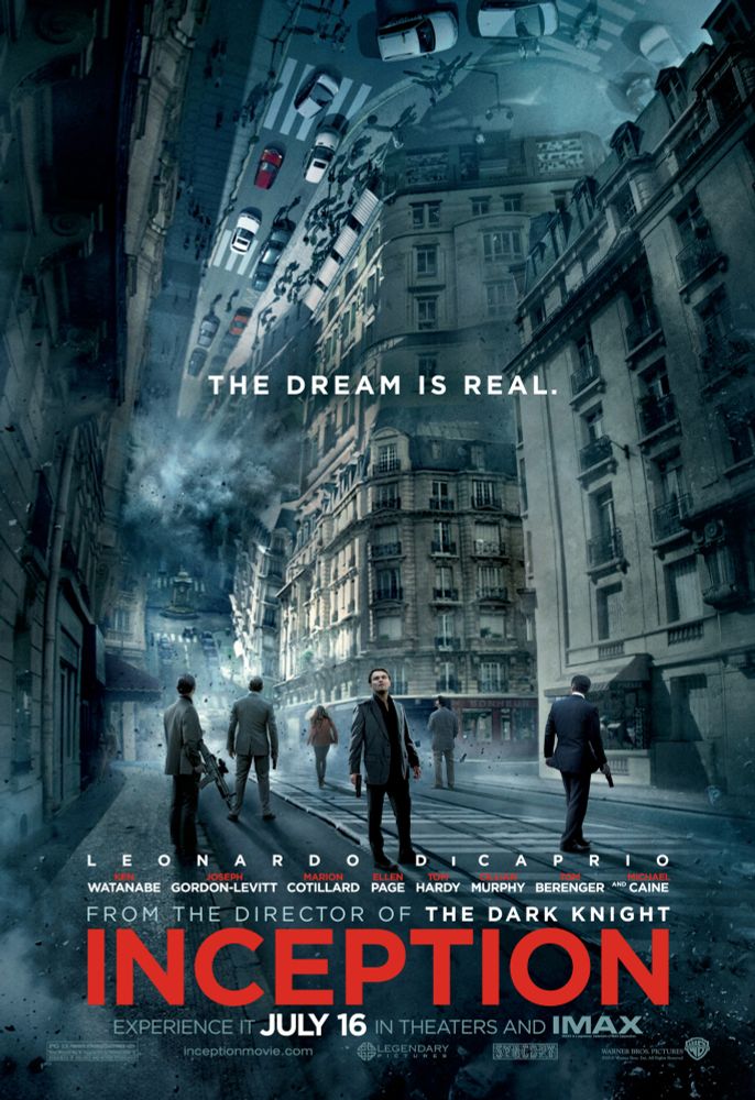 Movie poster for Inception