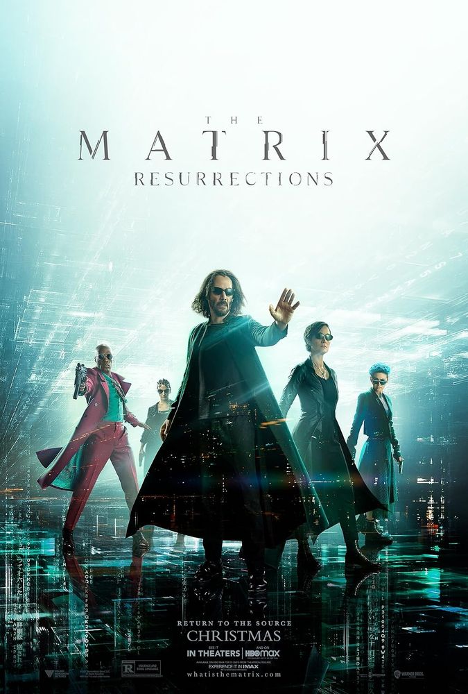 Movie poster for Matrix Ressurections (2021)