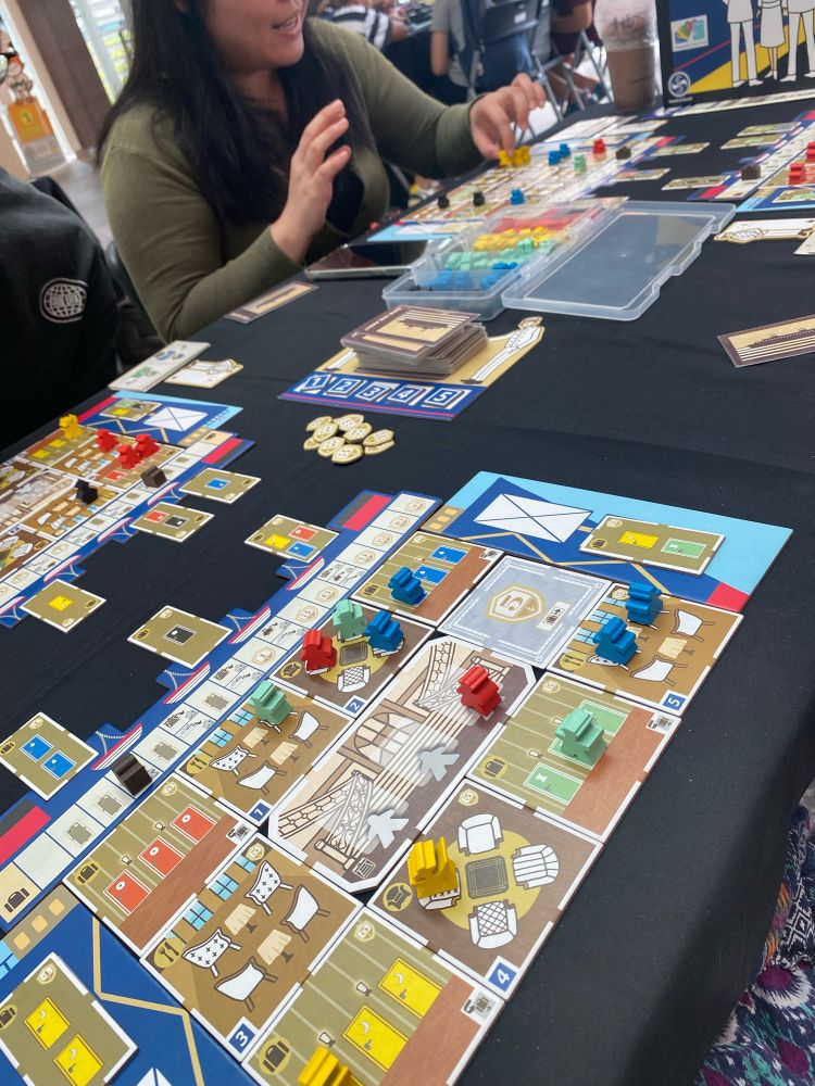 Board of the “Come Sail Away!” game