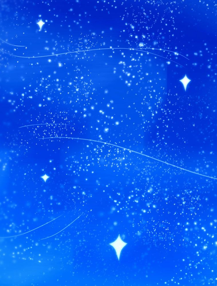Close up of the starry background.