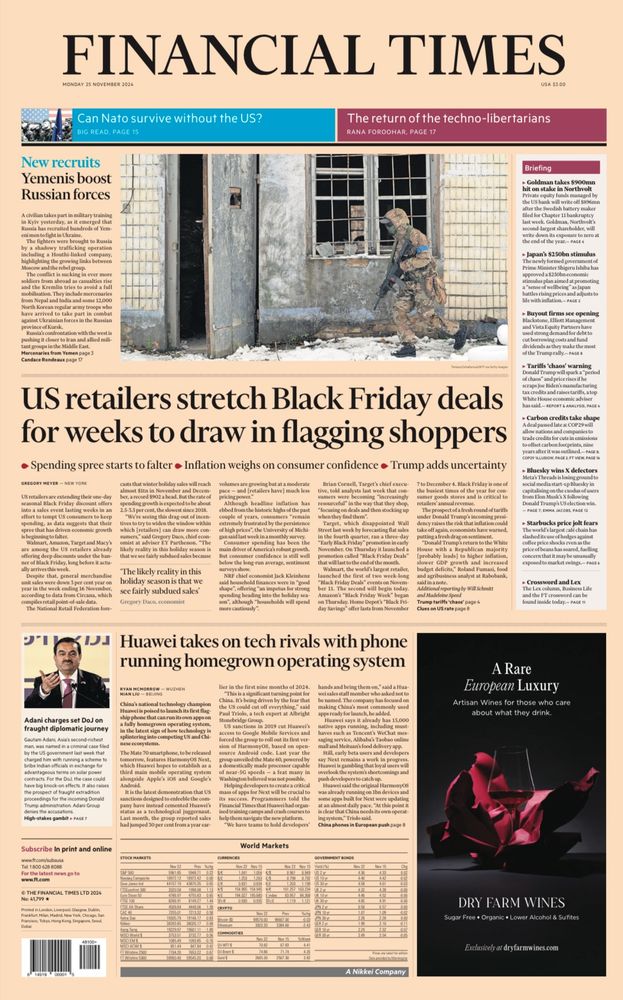 US retailers stretch Black Friday deals for weeks to draw in flagging shoppers
