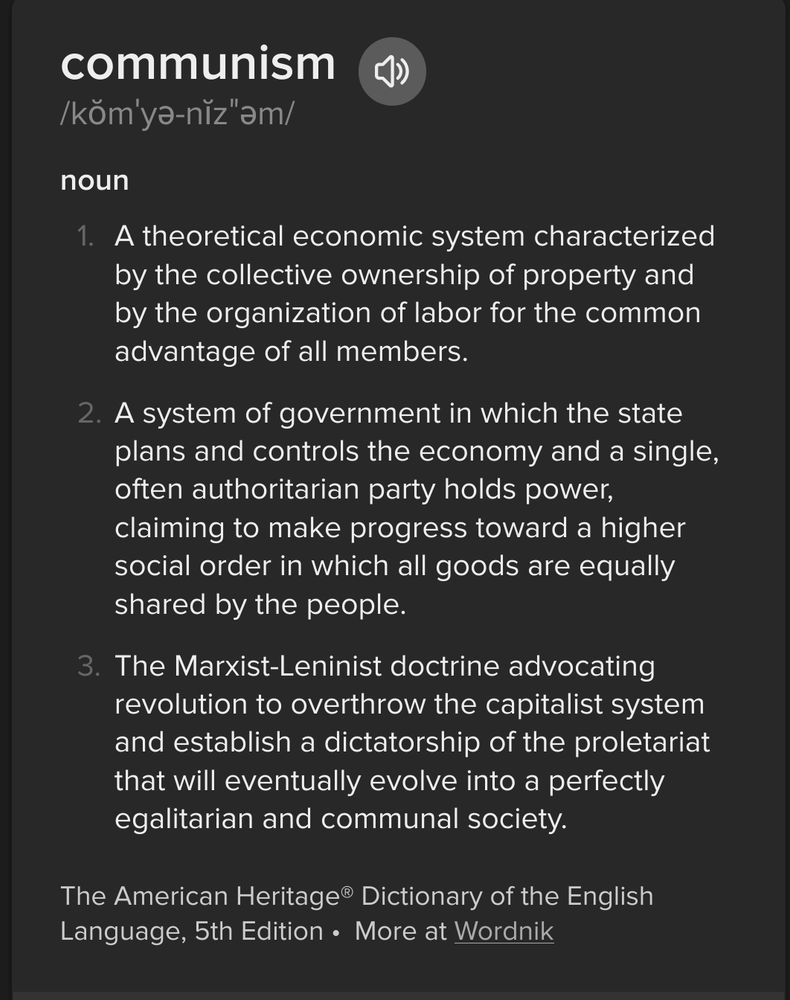Definition of communism