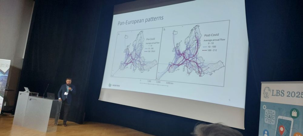 Tuomas presents his findings on the structural changes in regional student mobility in Europe.