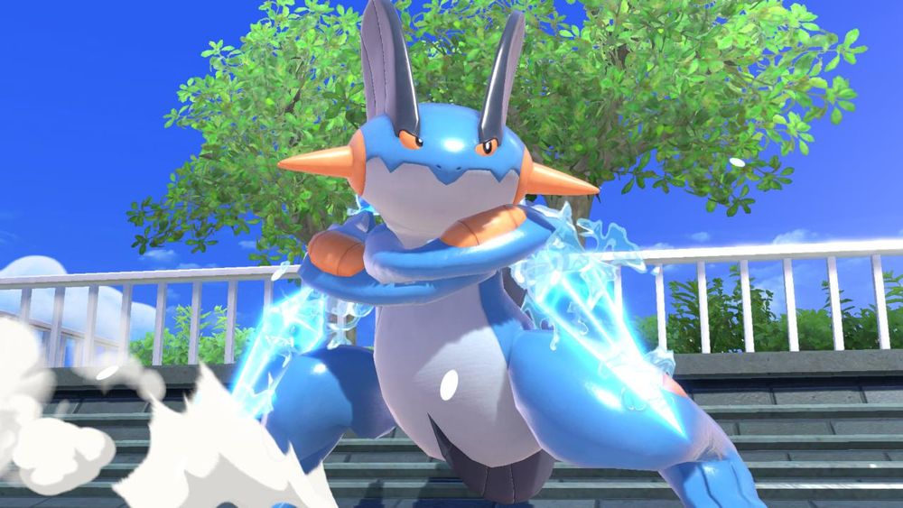 Swampert Smash Bros Ultimate Mod In-game Preview 1