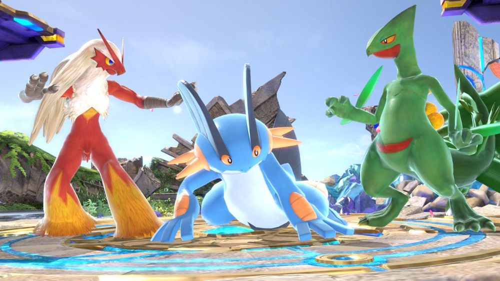 Swampert Smash Bros Ultimate Mod In-game Preview 3