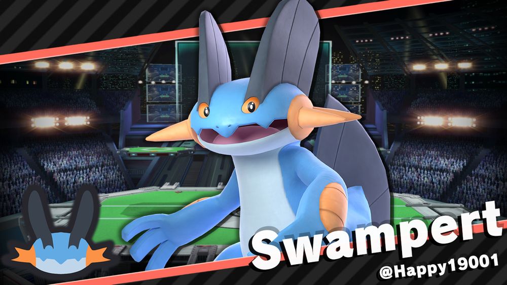 Swampert Smash Bros Ultimate Mod Thumbnail