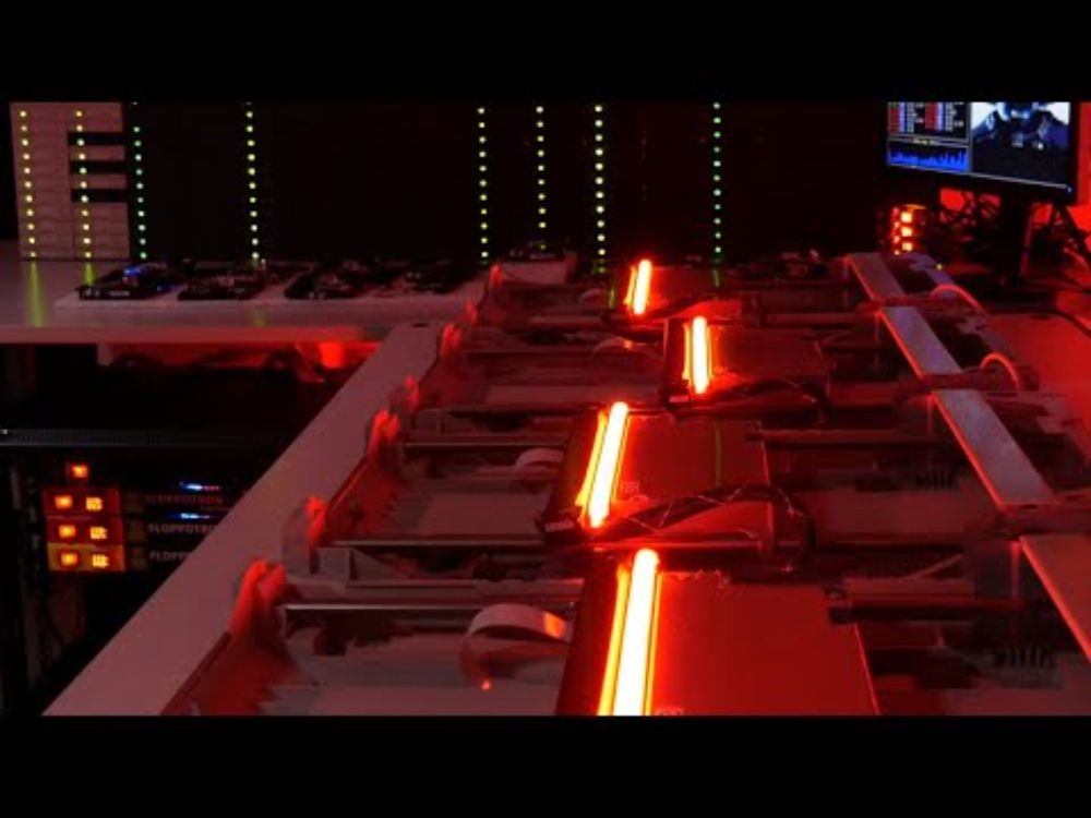Star Wars Theme on FLOPPOTRON 3.0