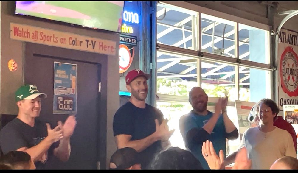 From left: Connor McTamany, Connor Barwin, and Scott Fish