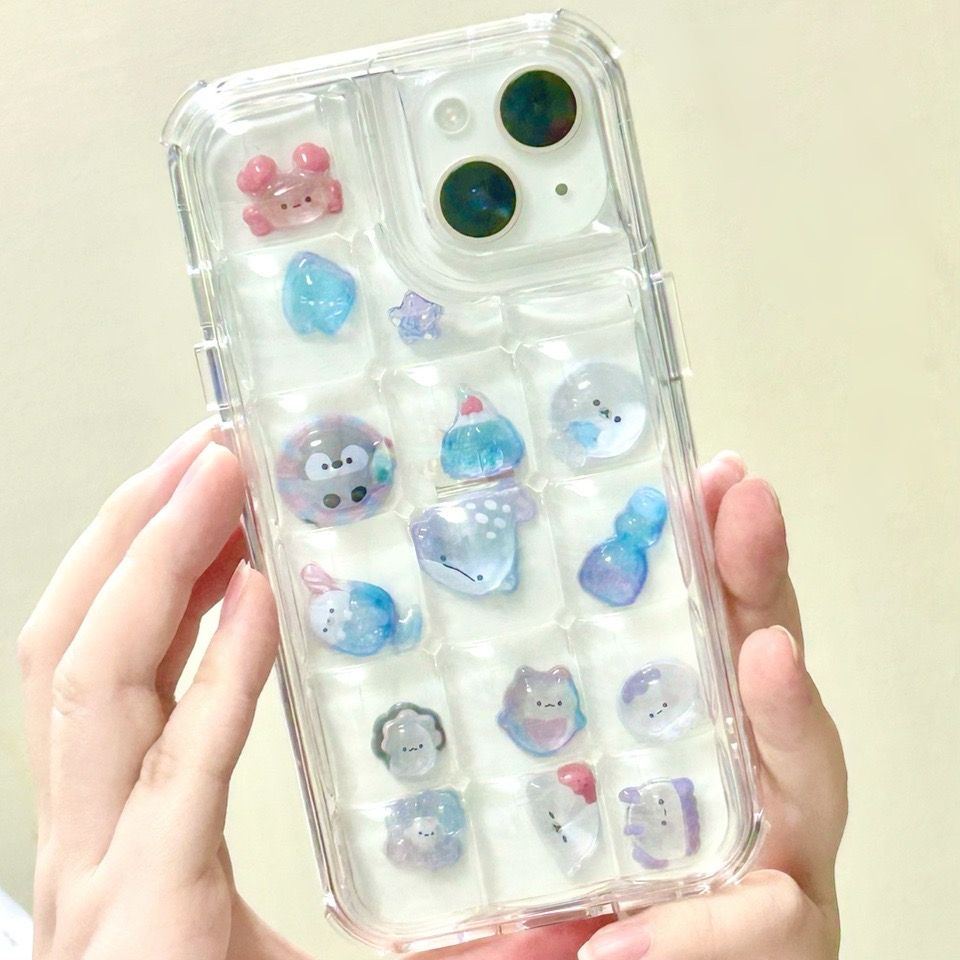 制作風景、気に入ったシールだけを入れてみた写真。