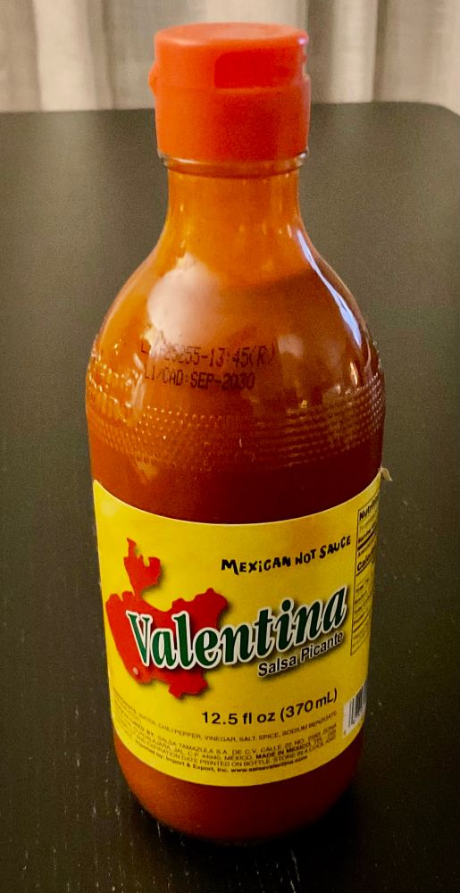 Valentina hot sauce