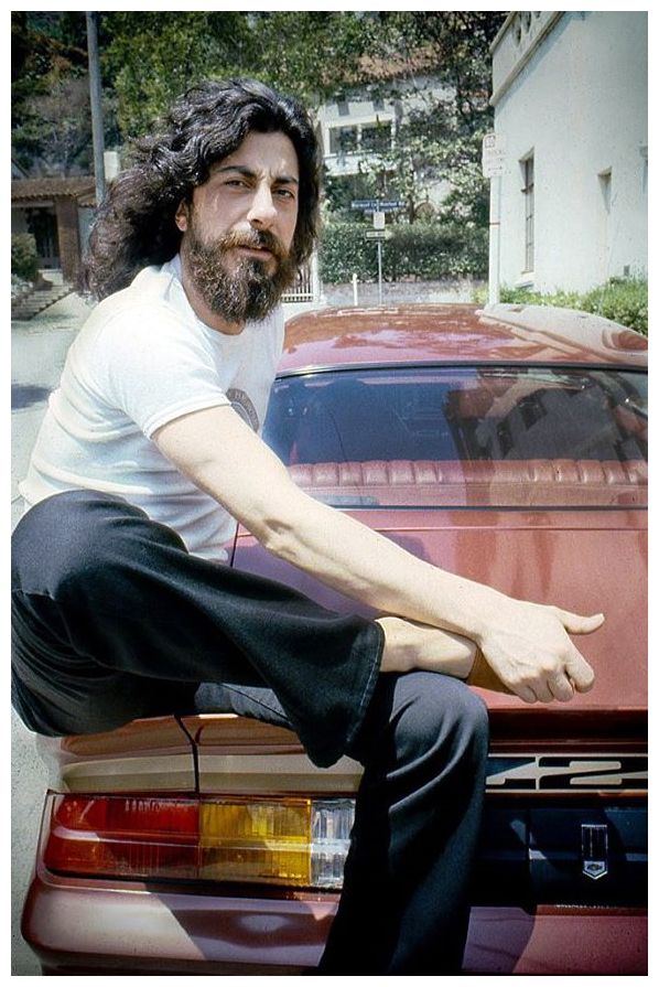 Rick Marotta sitting on a bitchin’ Camaro in the 70s