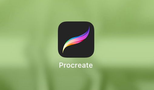 procreate app icon. i bought it! it’s on my ipad!
