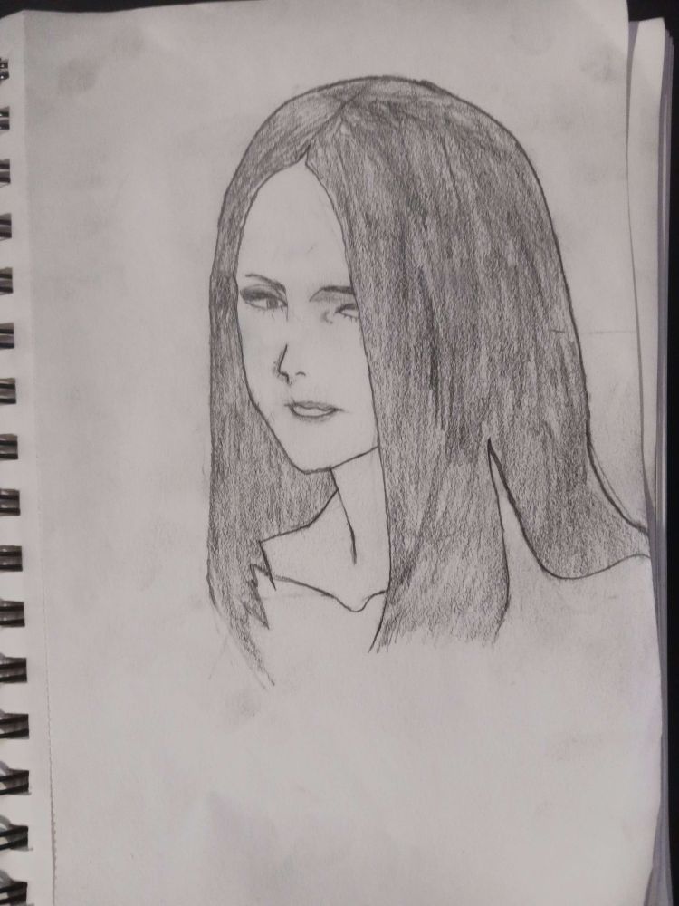 A drawing of testament, in pencil, from Guilty Gear Strive