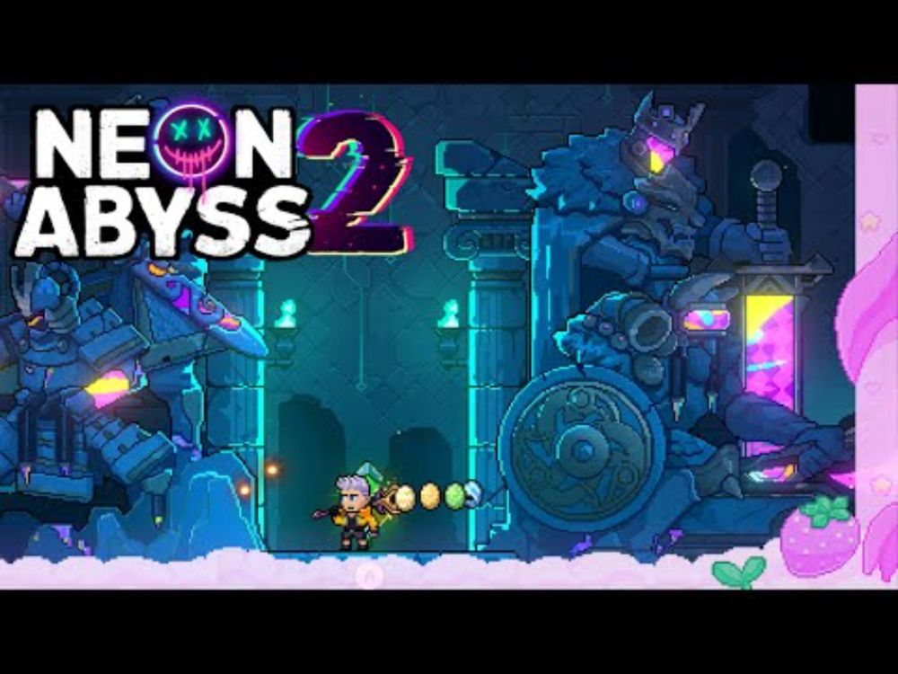 Let's Play Neon Abyss 2 | Fighting 5 Bosses! My Best Run So Far in This Futuristic Roguelike Shooter