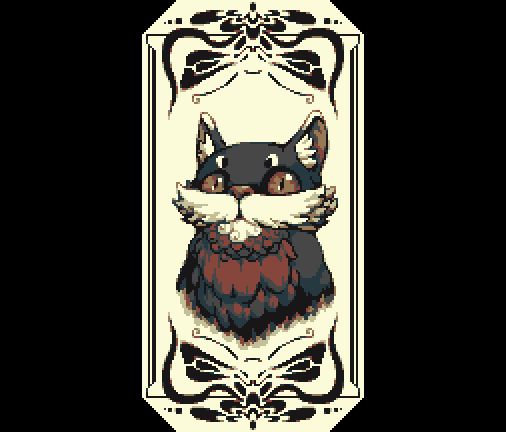 portrait of a cat with beardlike features in a steampunk aesthetic