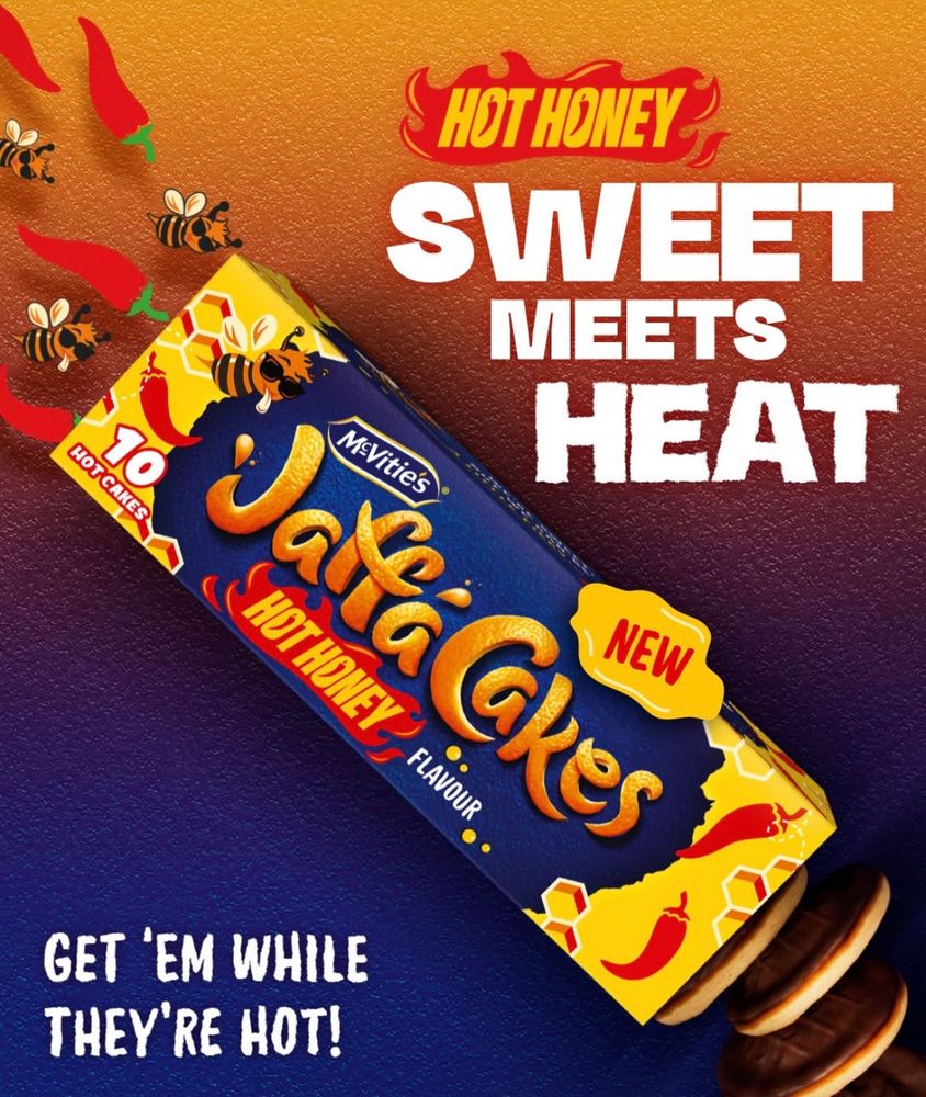 hot honey flavour Jaffa cakes 