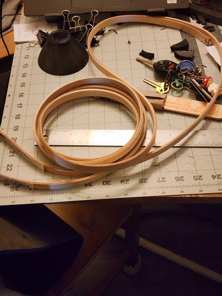 Leather to wrap the She-Hulk sword handle. 