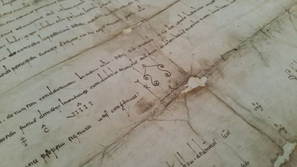 Sinatura da Infanta Dona Urraca 1071.