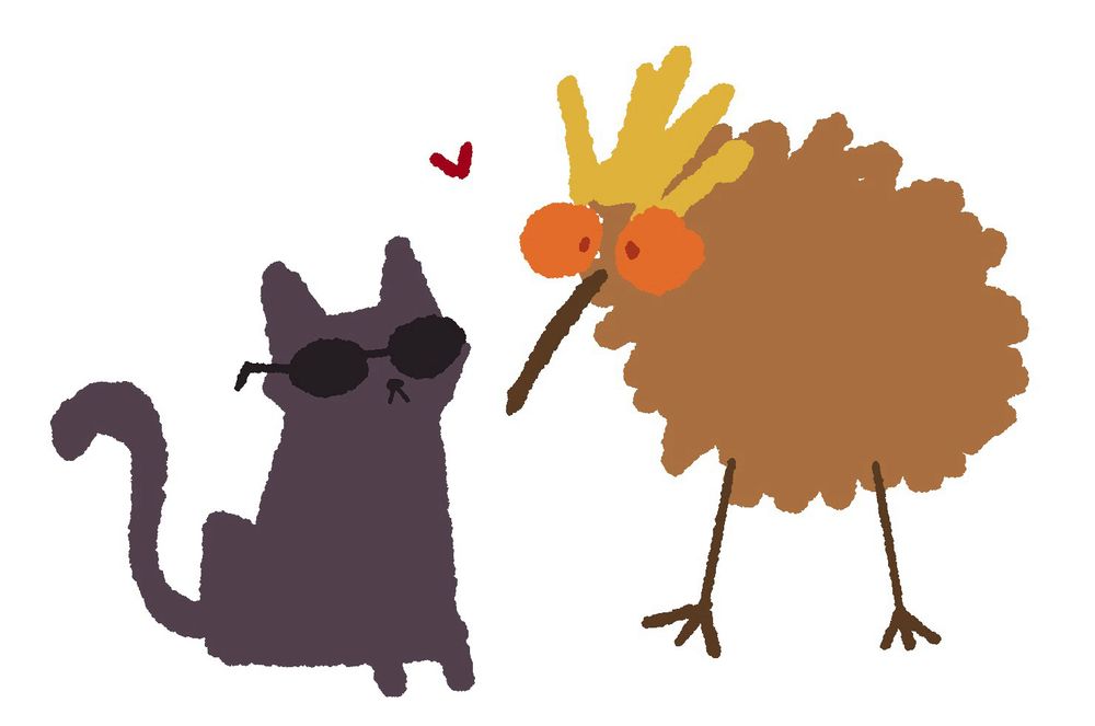 April fools! Wolfwood cat and a vash as a kiwi just standing together. It’s funnier is you got spoiler on. 