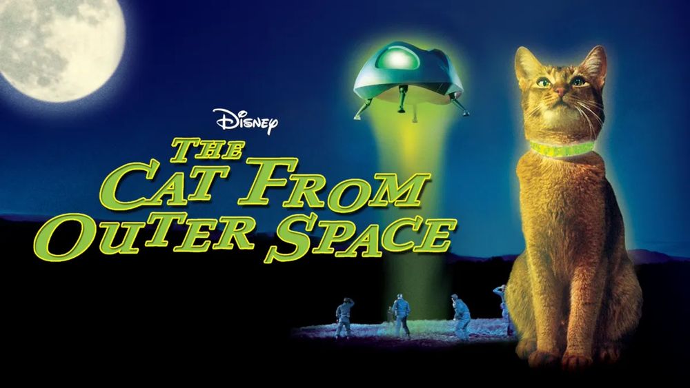 Walt Disney's The Cat from Outer Space poster.