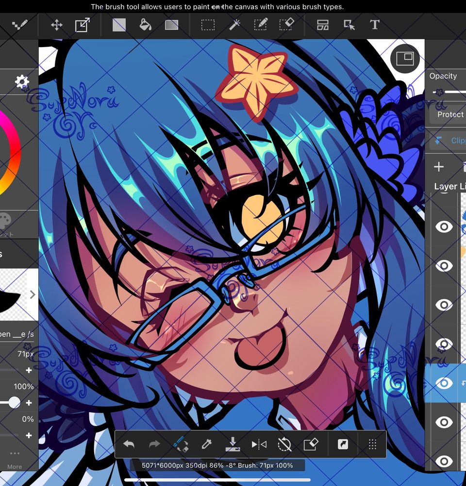 Preview of a commission WIP