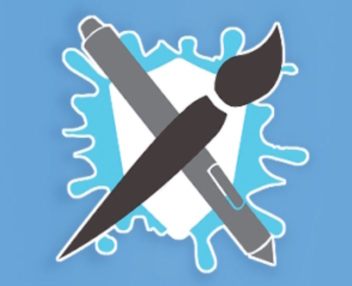 The official logo from Artfight.net of a digital pen and paint brush creating an X with a shield with paint behind it 