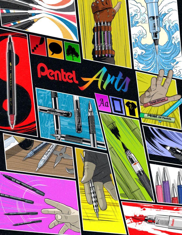 Pentel Arts Catalog Cover