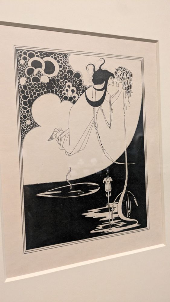 ビアズリーによる『サロメ』の挿絵のひとつ。