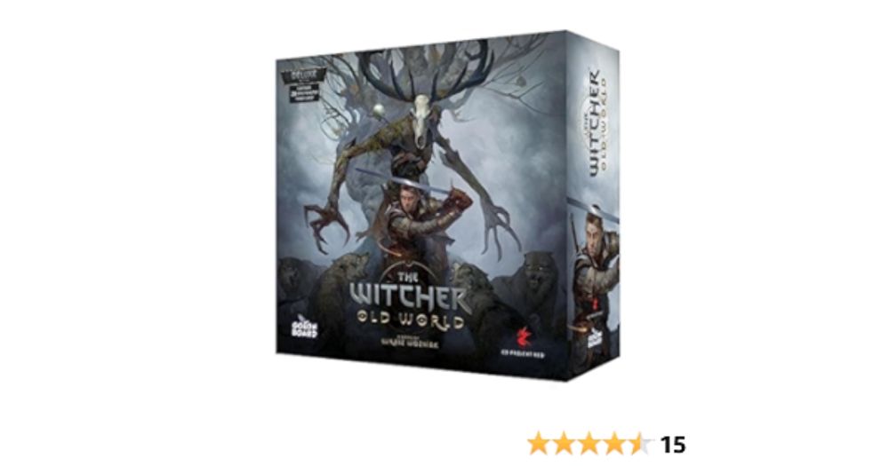 Amazon.com: The Witcher Old World Deluxe Edition Board Game | Fantasy Game | Competitive Adventure Game | Strategy Game for Adults | Ages 14+ | 1-5 Players | Average Playtime 90-150 Minutes | Made by ...