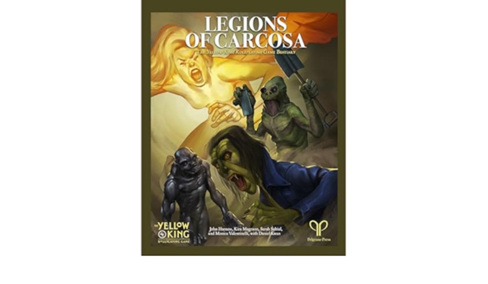 Amazon.com: Pelgrane Press: Legions of Carcosa: The Yellow King Bestiary - Hardcover RPG Book, Supplemental Roleplaying Content, Full Color : Pelgrane Press: Toys & Games