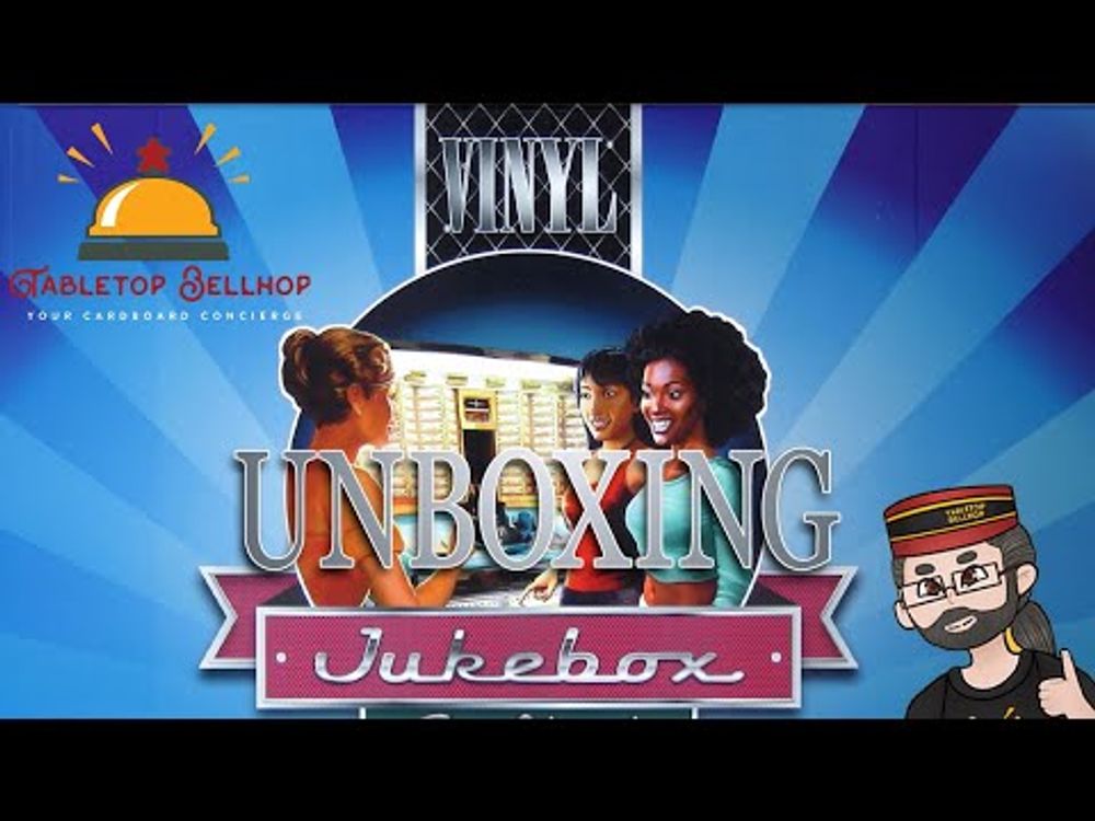 Vinyl Jukebox Unboxing, A look at this two player board game about record collecting.