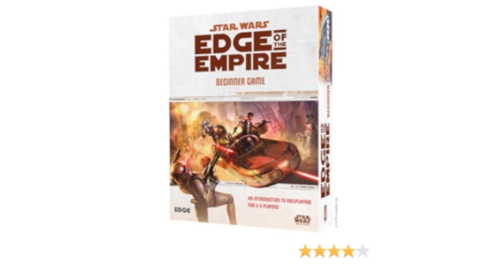 Amazon.com: Star Wars - Edge of The Empire: Beginner Game - Embark on Galactic Adventures in a Complete Learn-As-You-Go Experience! Sci-Fi RPG, Ages 10+, 3-5 Players, 1 Hour Playtime, Made by EDGE Stu...