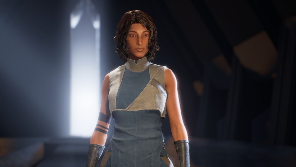 my character from the Dune Awakening demo. A brown haired dark-skinned woman.