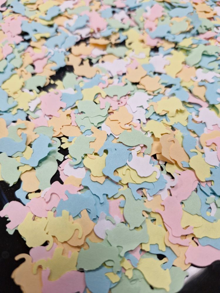 Buntes Tierkonfetti