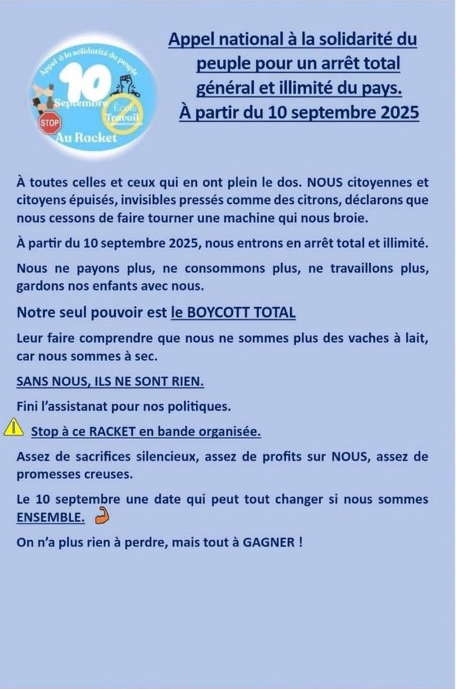 10/12/25 boycott général 