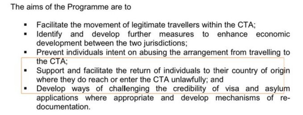 Jonathan Mills on X: "Oh. Guess what the CTA (Common Travel Agreement) between Ireland and Britain says... https://t.co/LLOM0TI0Tc" / X