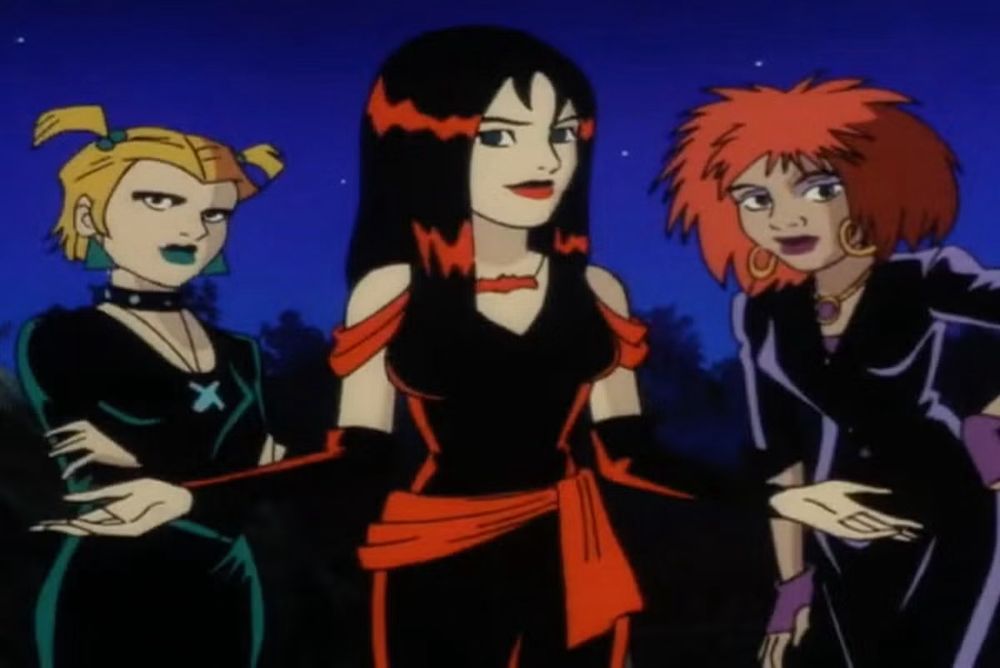 The Hex Girls from Scooby Doo and the Witch’s Ghost