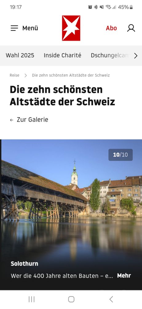 Artikel im Stern, der im Bild ein Foto zeigt, das nicht zum Text passt.