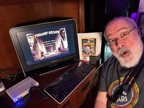 Pyramid Escape - Aquarius + 8bit Computer - AQ+ - Retrogaming - Wee Knight - Iratahack - Video Games