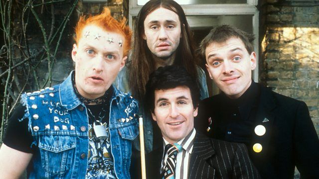 The cast of the BBC television series The Young Ones.