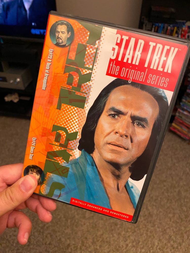 My DVD copy of Space Seed, the first appearance of Khan. 