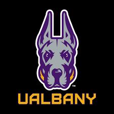 Image of a Great Dane above the name UALBANY