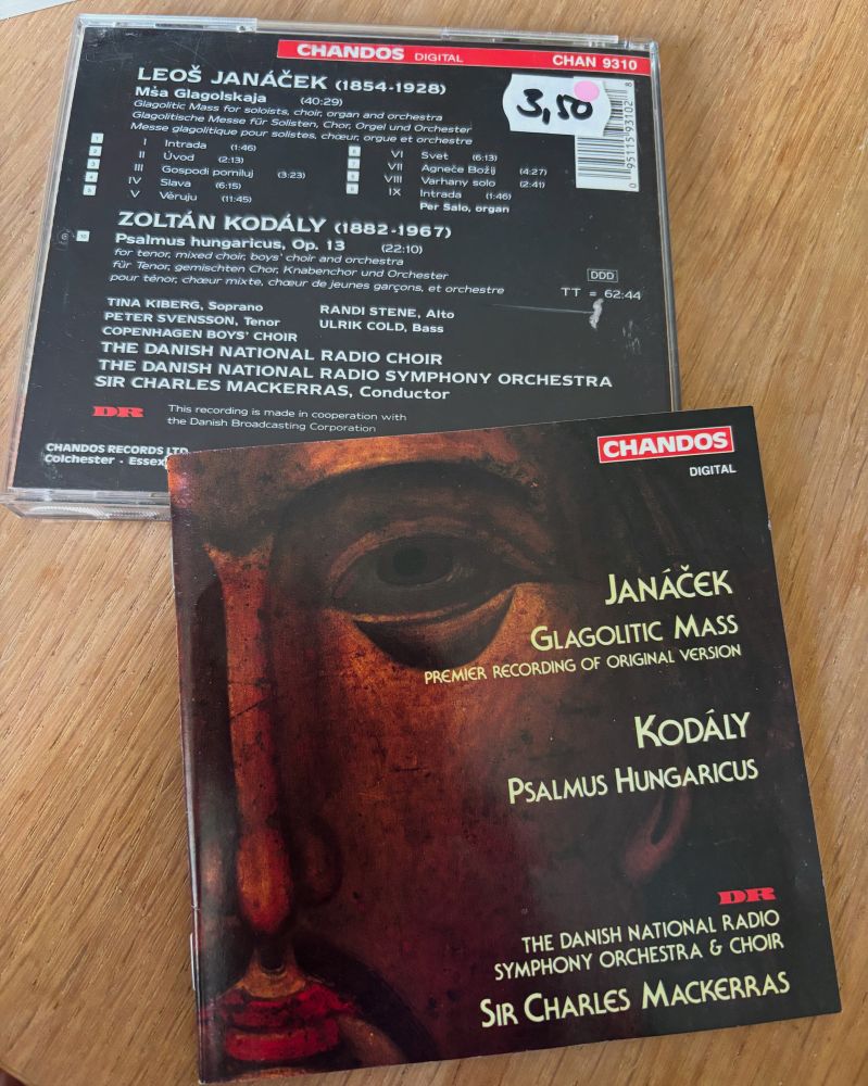 CD of Janacek’s Glagolitic Mass