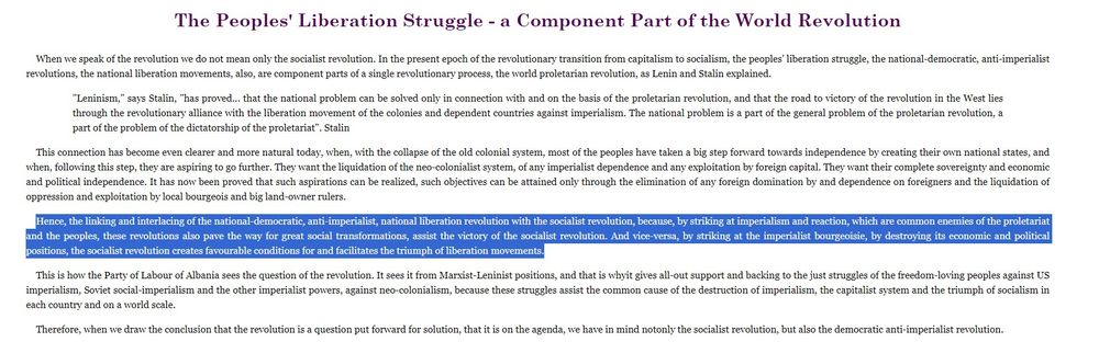 Enver Hoxha - Imperialism and the Revolution