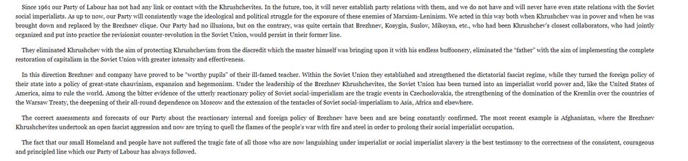 Enver Hoxha - The Khruschevites