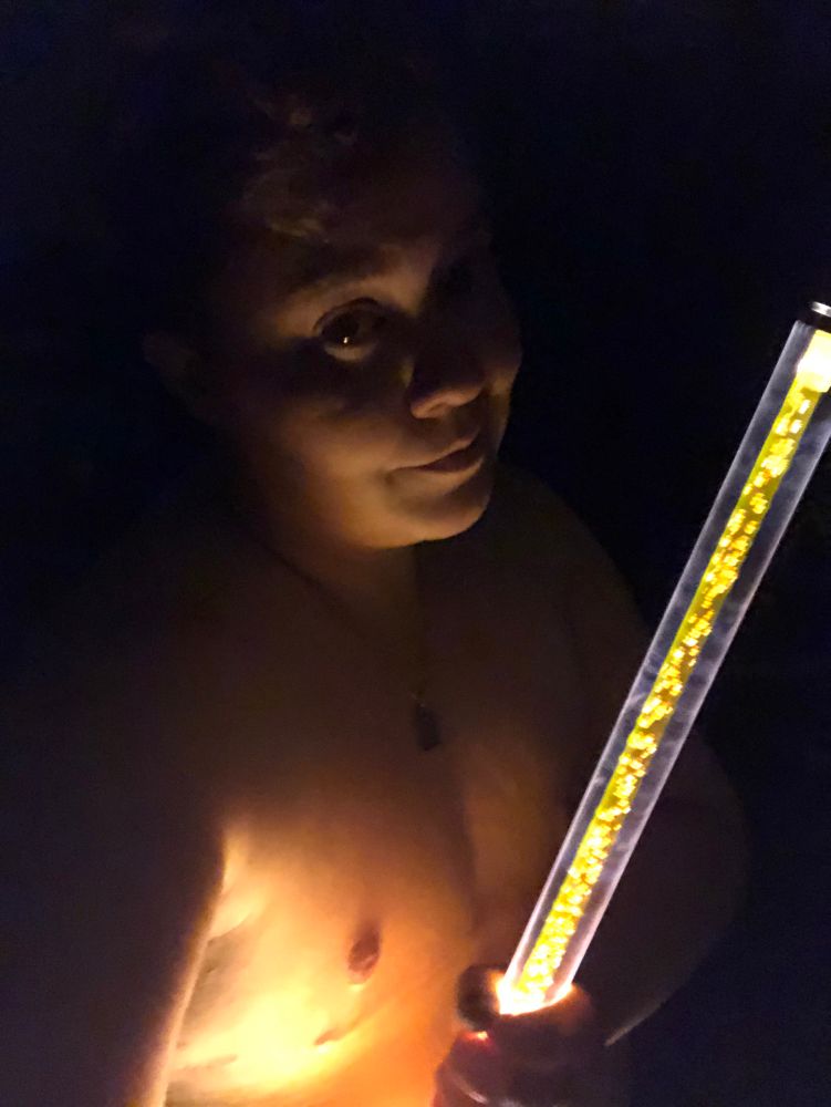 The glow looks a little like piss in this pic but it’s more an Old Gods amber/orange ombré in person. I didn’t need to work to get the ominous shadows, they just happen naturally.