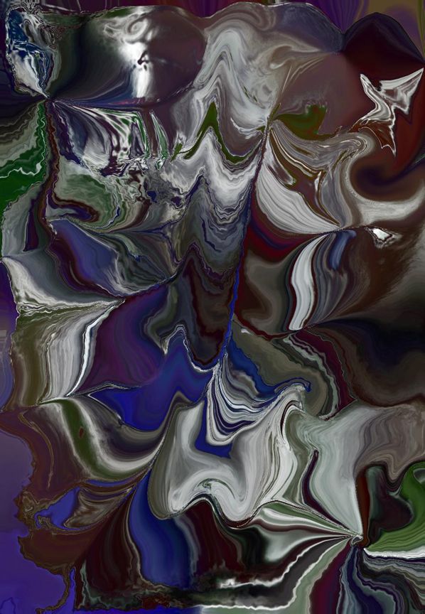 Stage 5 of my artwork titled "Mind"