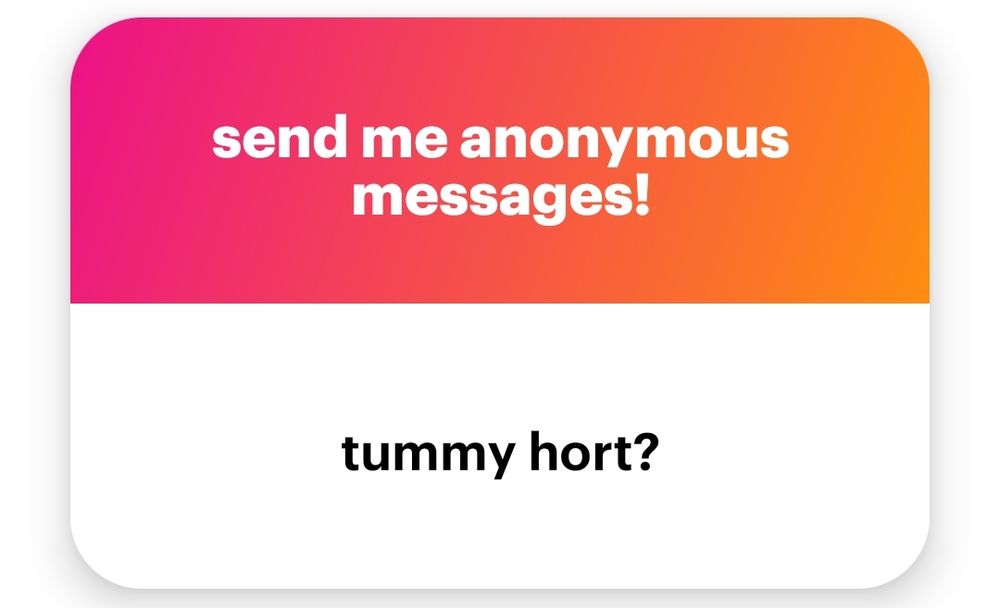 tummy hort?