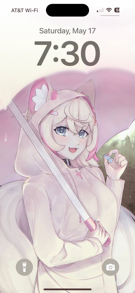 Lockscreen with art